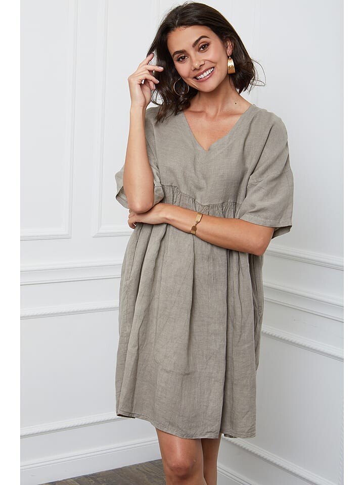 Короткое платье La Compagnie Du Lin Leinen Etsy, серо-коричневый
Короткое платье La Compagnie Du Lin Leinen Etsy, серо-коричневый