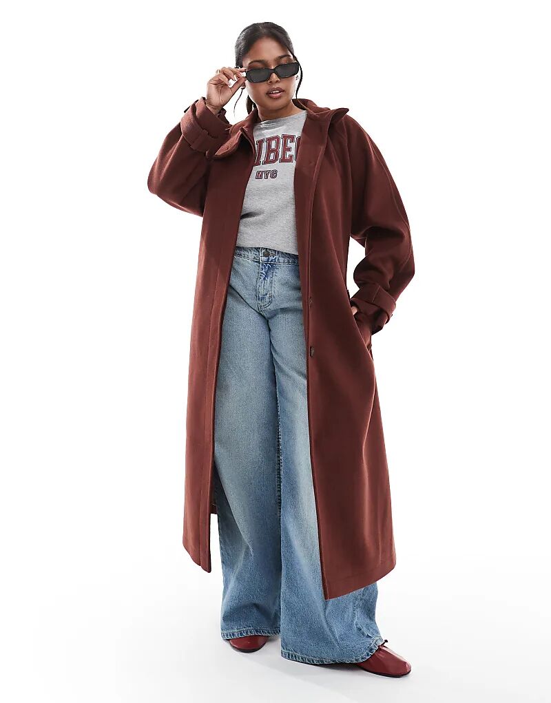 Длинный деловой тренчкот ASOS DESIGN Curve с воротником-стойкой цвета ржавчины
Длинный деловой тренчкот ASOS DESIGN Curve с воротником-стойкой цвета ржавчины