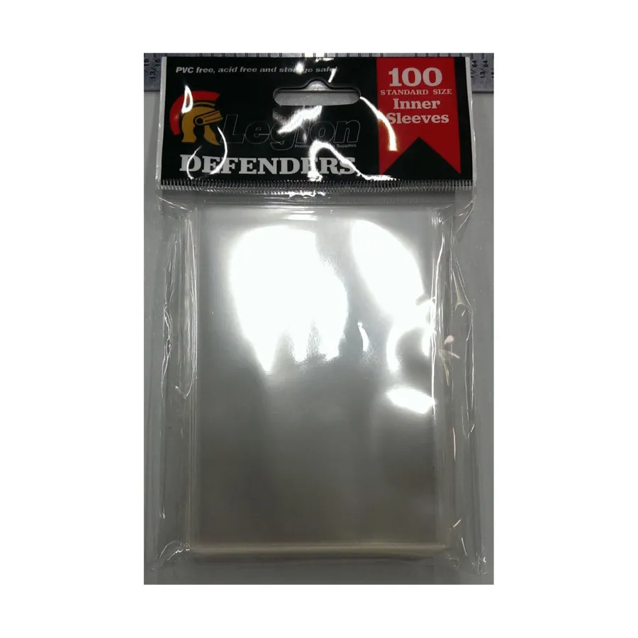Стандартный размер CCG — Защитник, прозрачный (100), Card Sleeves (Legion Events)