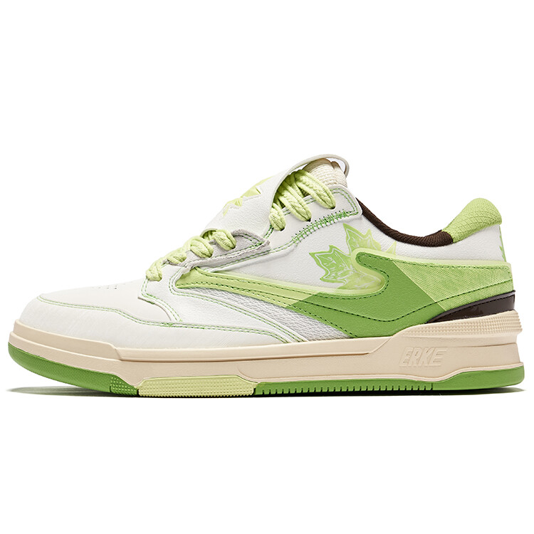 Кеды, скейтборд обувь женская низкая микрокристаллическая белый яблочно-зеленый Erke
Кеды, скейтборд обувь женская низкая микрокристаллическая белый яблочно-зеленый Erke