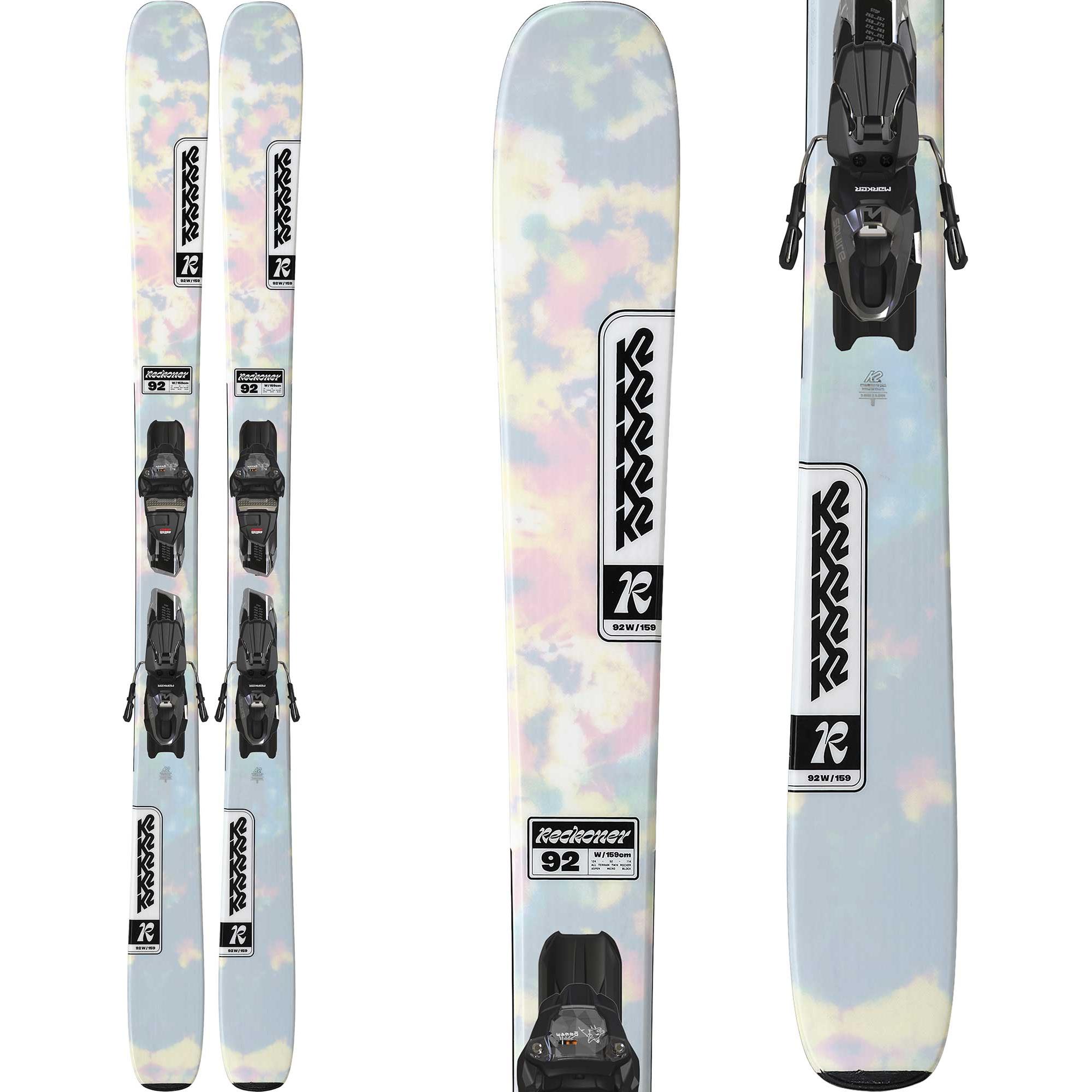 Женские лыжи K2 Reckoner 92 с креплениями Squire 10D Quickclik '25 K2 Skis, White
Женские лыжи K2 Reckoner 92 с креплениями Squire 10D Quickclik '25 K2 Skis, White