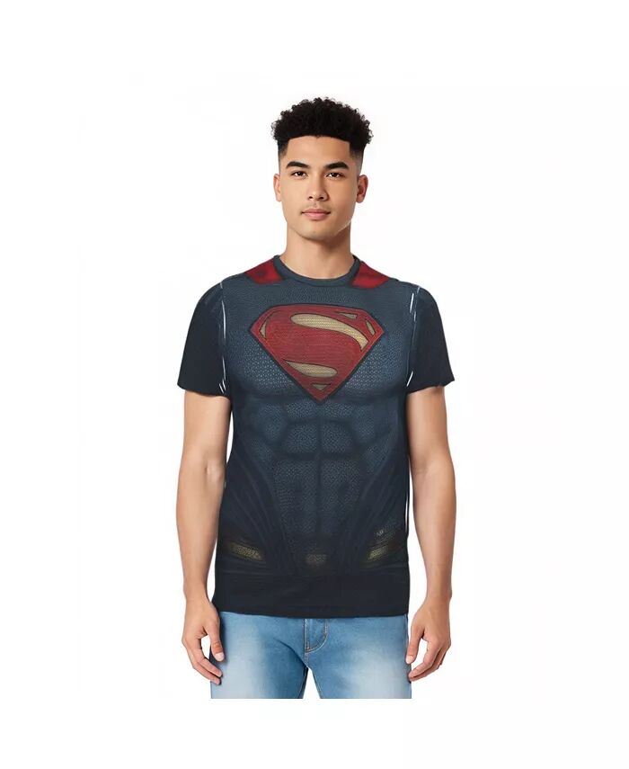 Мужская футболка с коротким рукавом и принтом Супермена из полиэстера для взрослых Batman V Superman, белый
Мужская футболка с коротким рукавом и принтом Супермена из полиэстера для взрослых Batman V Superman, белый