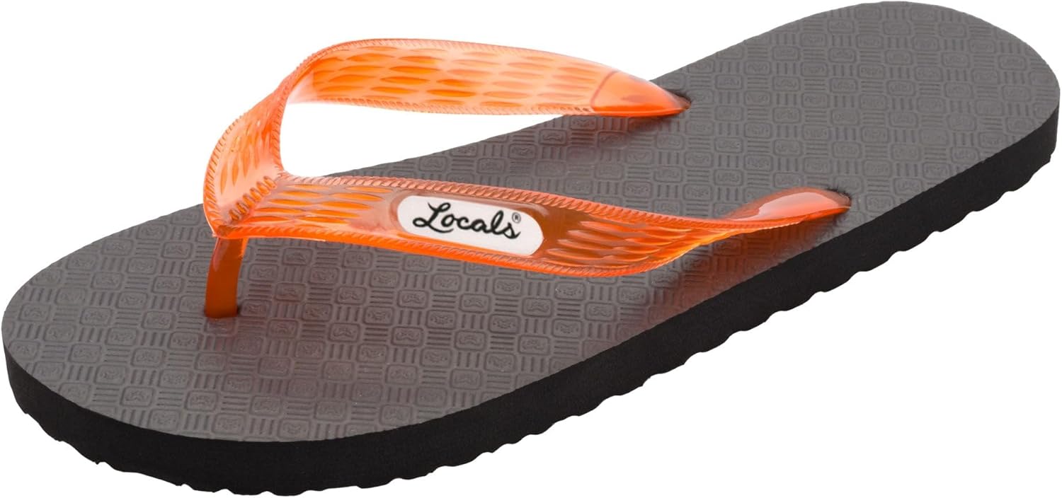 Оригинальные шлепанцы Locals Hawaii унисекс, черный/оранжевый
Оригинальные шлепанцы Locals Hawaii унисекс, черный/оранжевый
