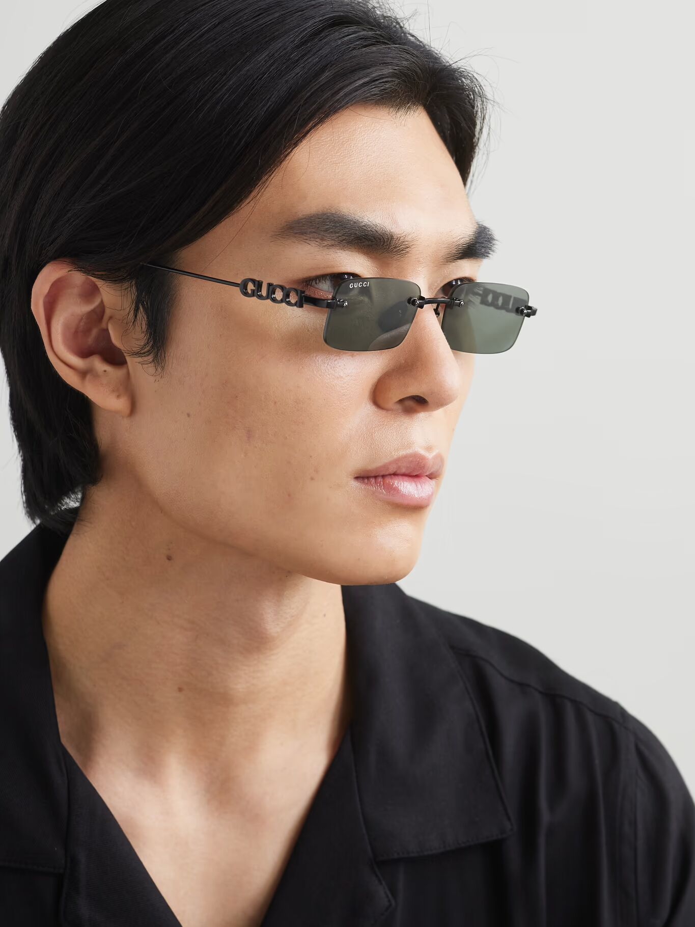 Солнцезащитные очки в квадратной оправе из металла GUCCI EYEWEAR, черный
Солнцезащитные очки в квадратной оправе из металла GUCCI EYEWEAR, черный