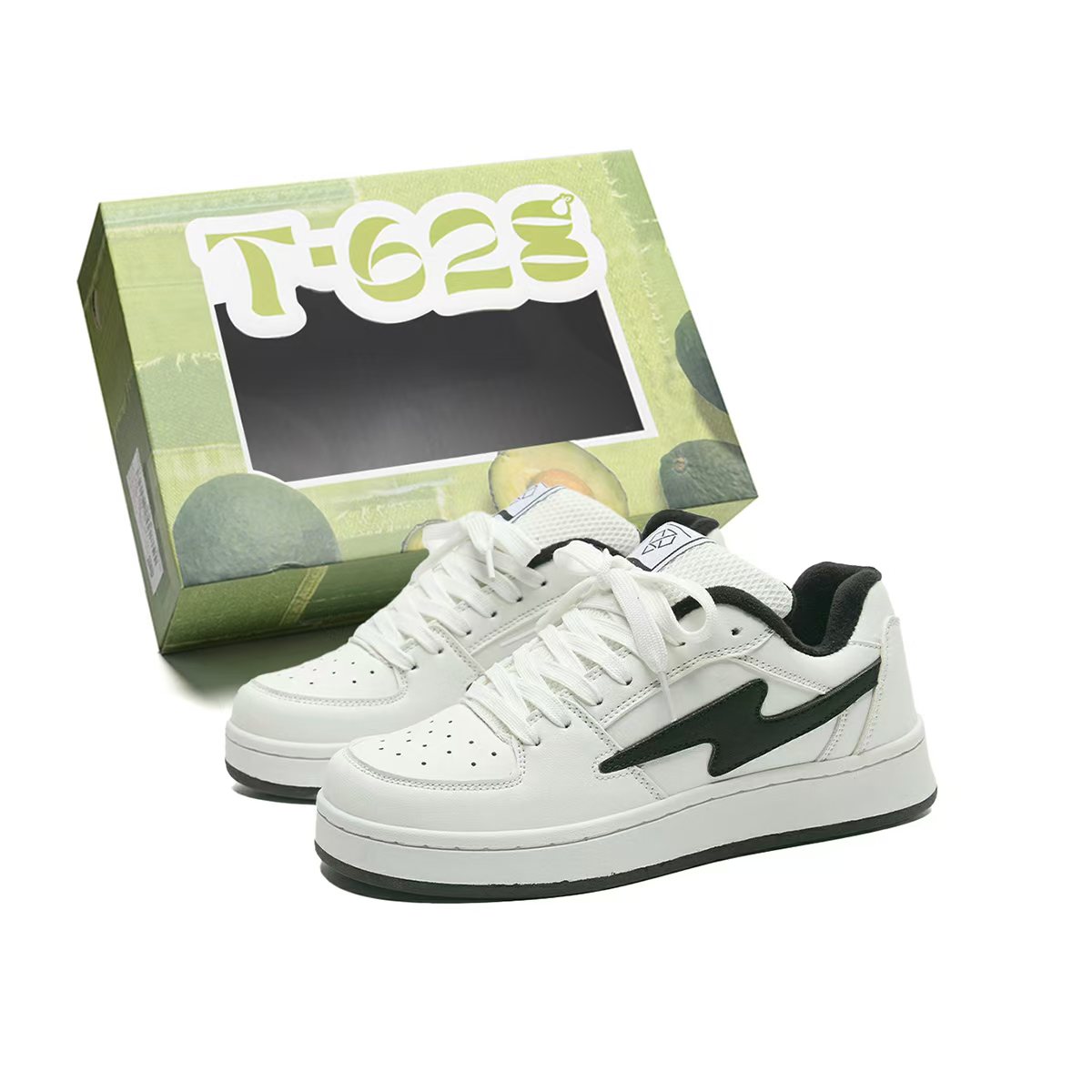 T628 Пуховики устойчивые к истиранию легкие нескользящие низкие скейтбордские кроссовки унисекс бело-черные с флисовой подкладкой черная подошва 
T628 Пуховики устойчивые к истиранию легкие нескользящие низкие скейтбордские кроссовки унисекс бело-черные с флисовой подкладкой черная подошва