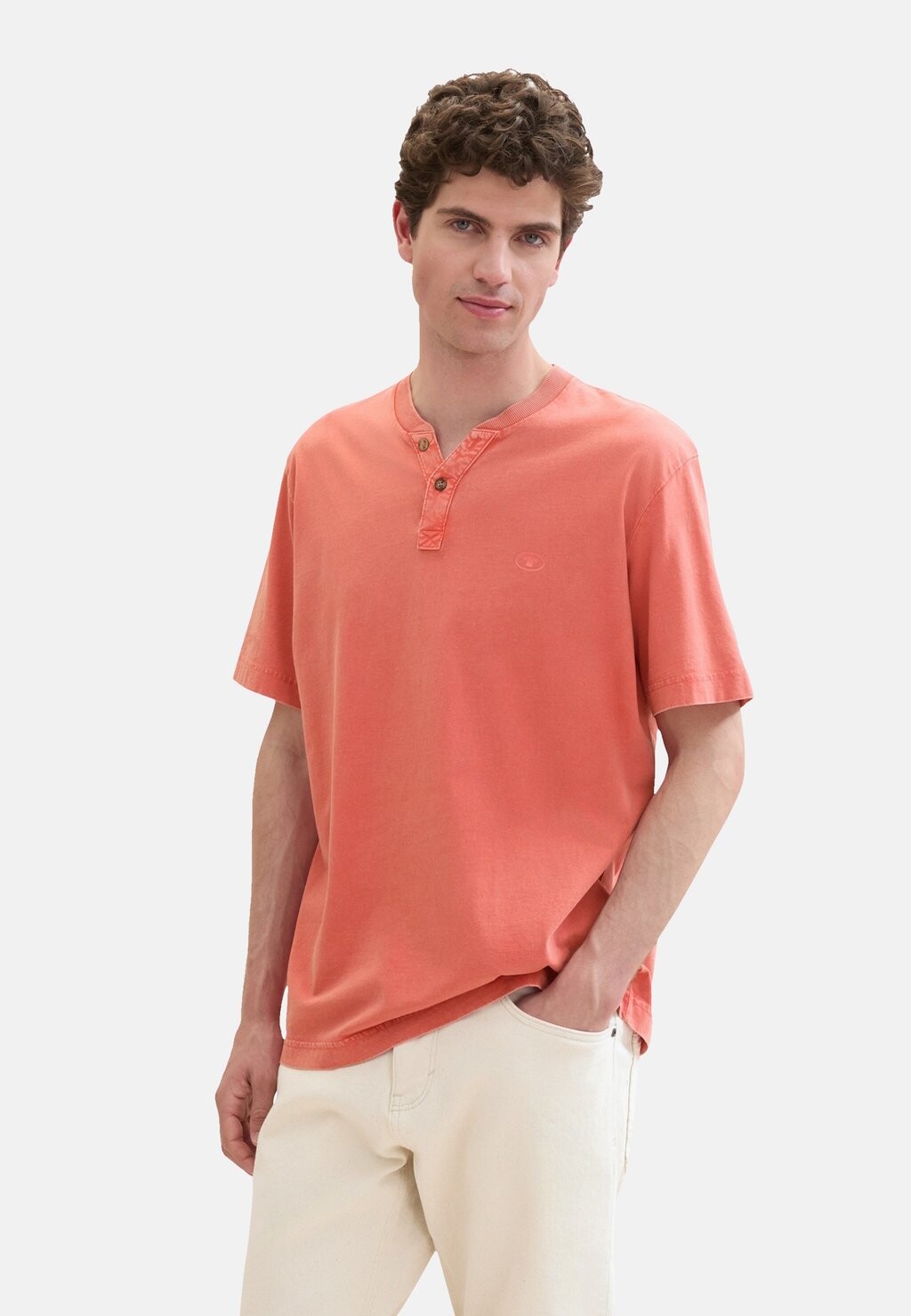 Базовая футболка KURZARM TOM TAILOR, светло-красный
Базовая футболка KURZARM TOM TAILOR, светло-красный