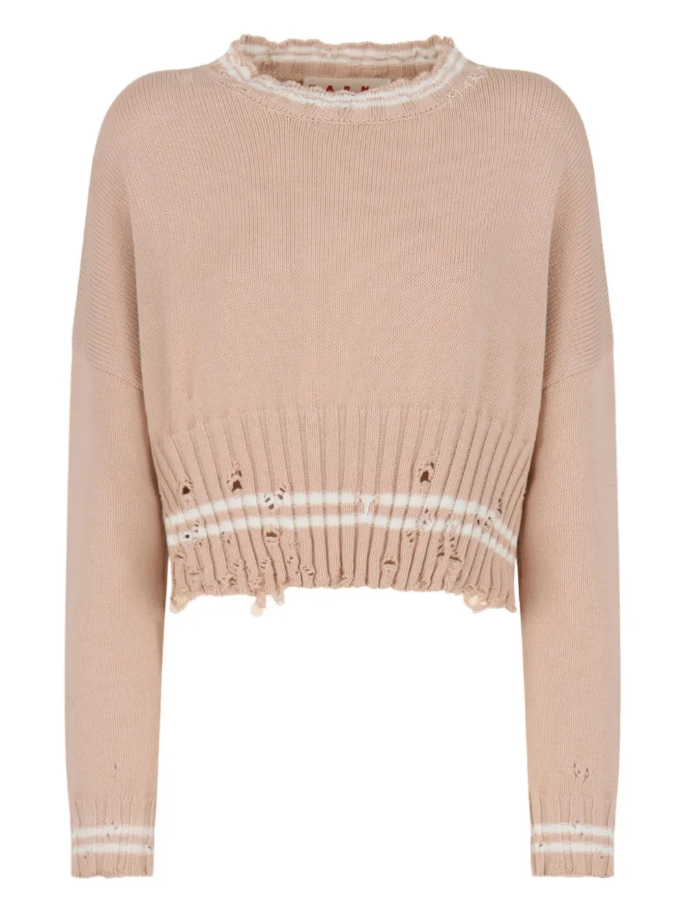 Укороченный свитер Marni, нейтральный
Укороченный свитер Marni, нейтральный