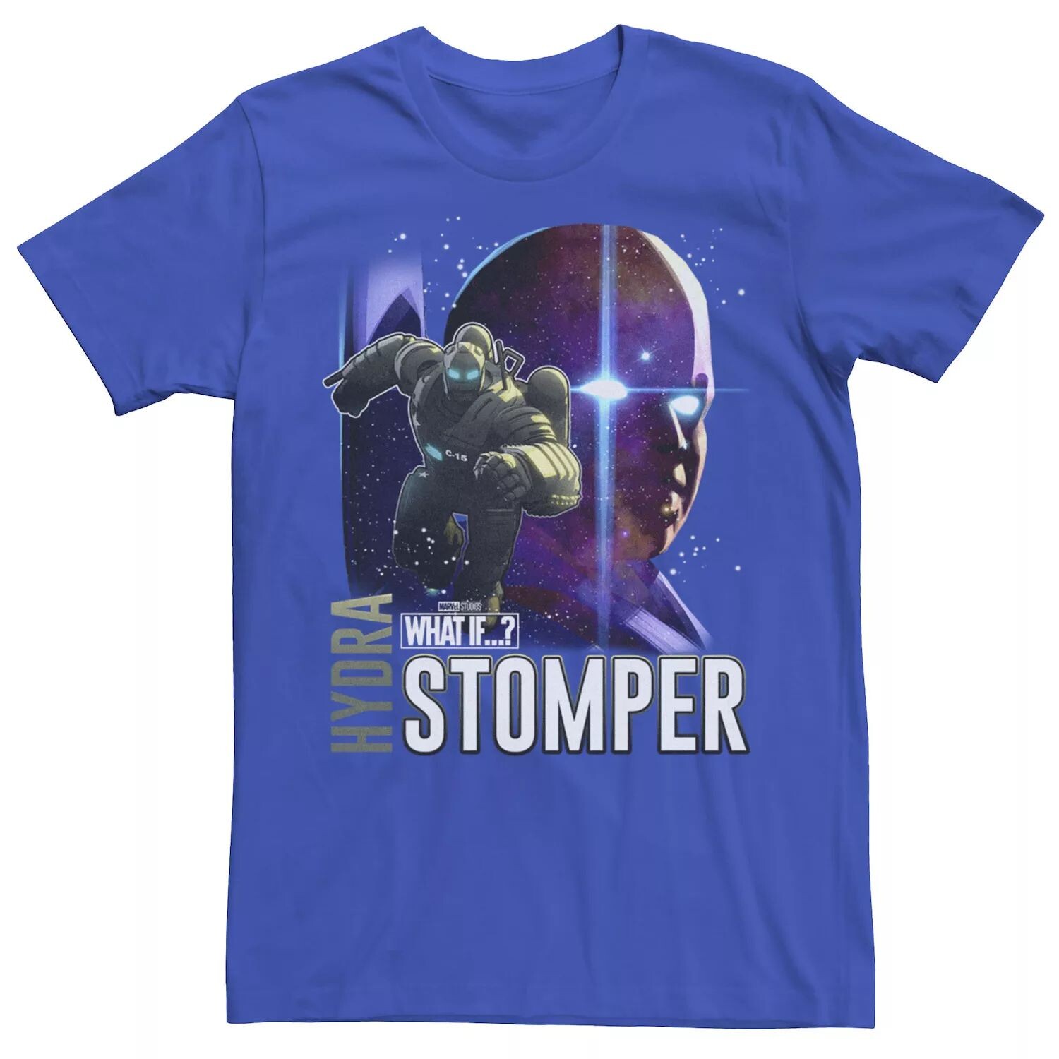 Мужская футболка с плакатом Marvel What If Hydrastomper и Watcher Licensed Character
Мужская футболка с плакатом Marvel What If Hydrastomper и Watcher Licensed Character