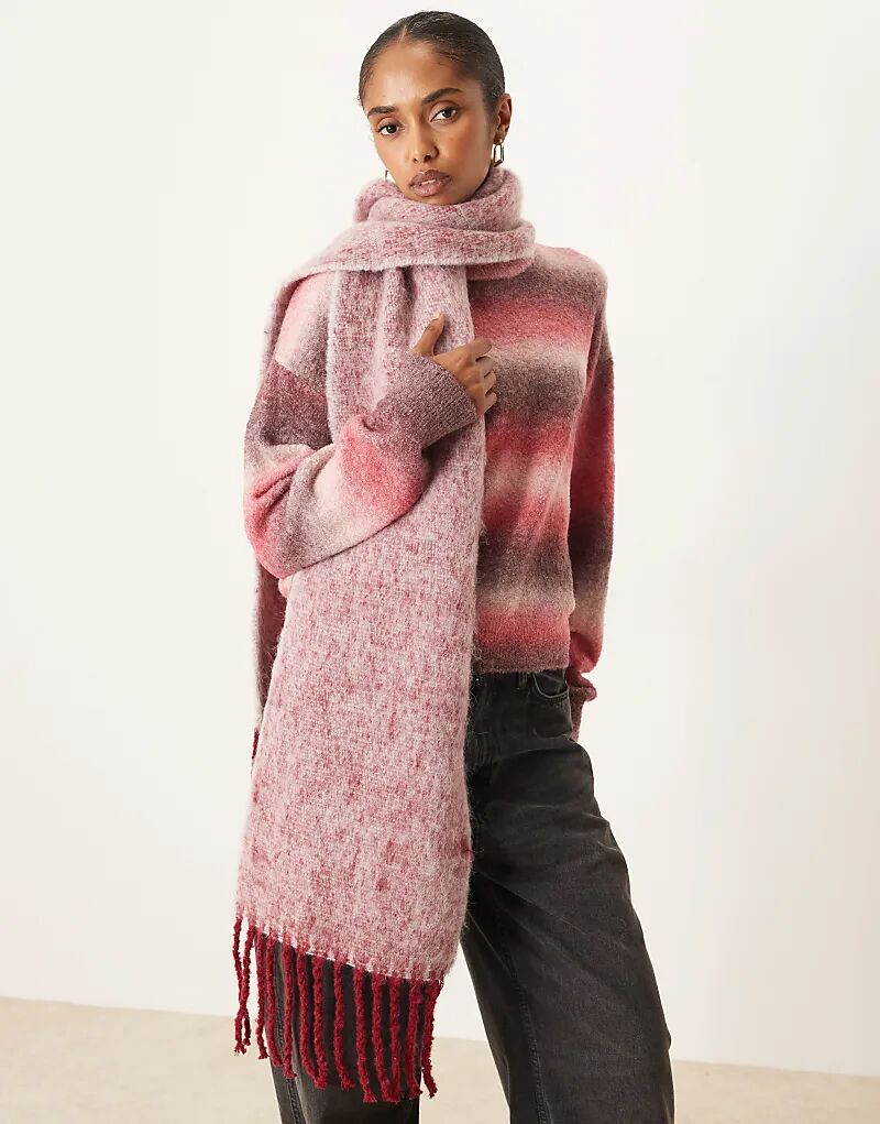 Пушистый тканый шарф с кисточками ASOS DESIGN в двухцветном красном цвете
Пушистый тканый шарф с кисточками ASOS DESIGN в двухцветном красном цвете