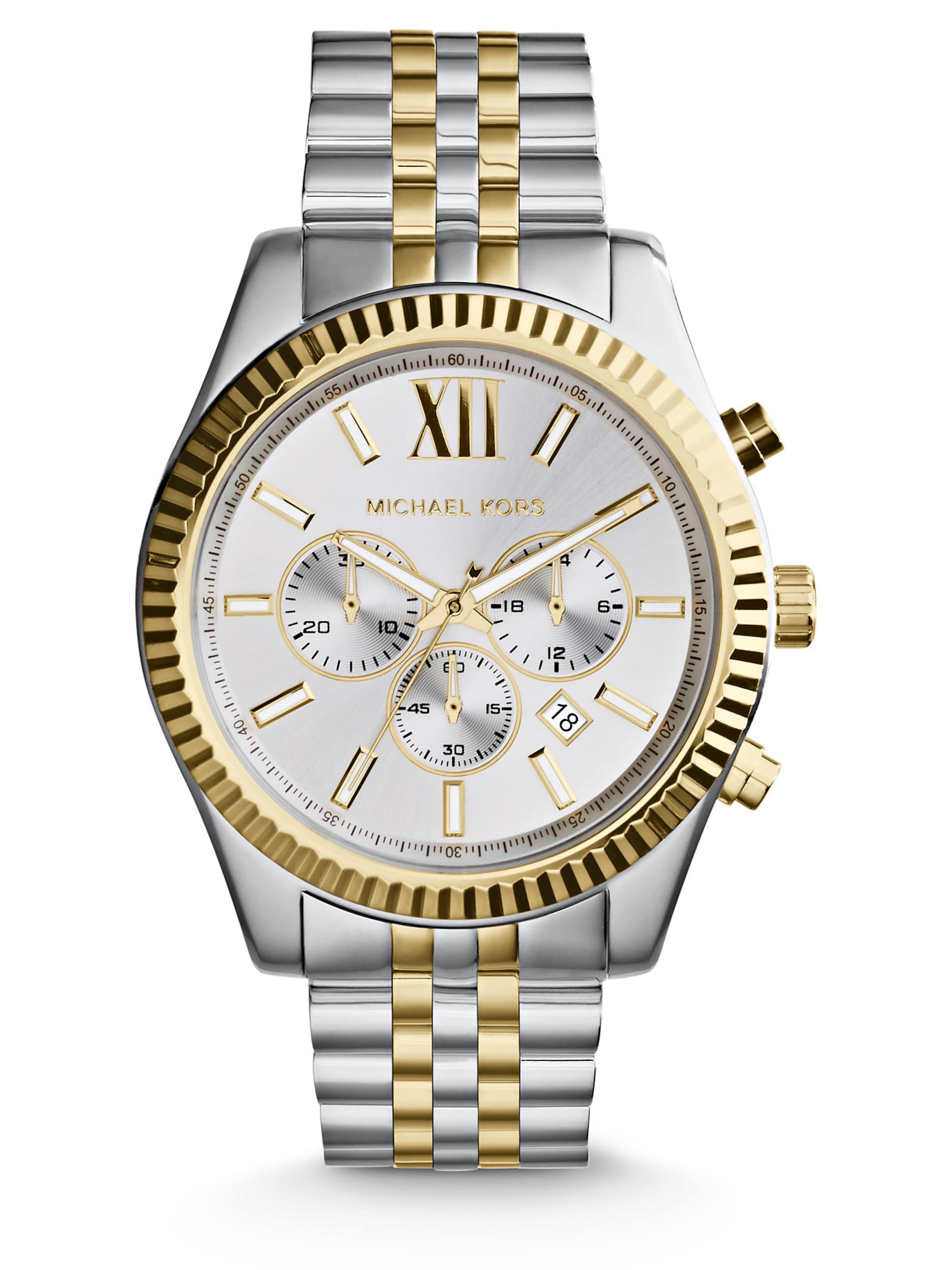 Michael Kors Часы Analog 'MK8344' в серебристом цвете
Michael Kors Часы Analog 'MK8344' в серебристом цвете