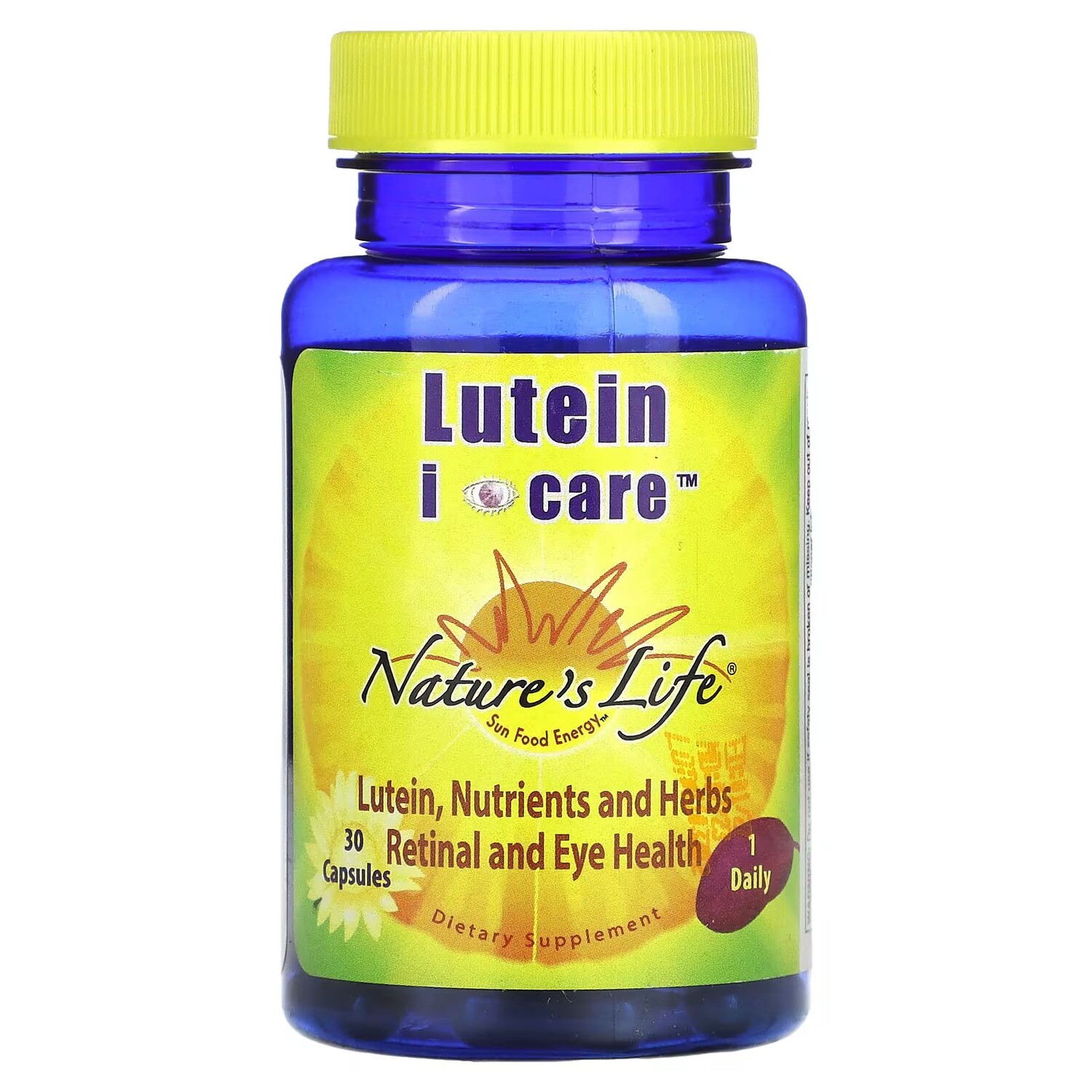 Лютеин I Care, 30 капсул Nature'S Life
Лютеин I Care, 30 капсул Nature'S Life