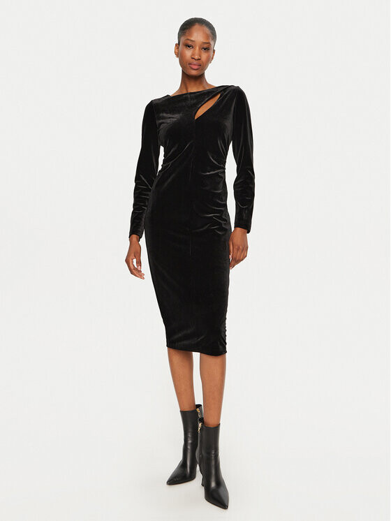 Коктейльное платье стандартного кроя Armani Exchange, черный
Коктейльное платье стандартного кроя Armani Exchange, черный