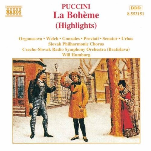 CD диск Puccini / Humburg / Czech-Slovak Radio Symphony: La Boheme Highlights 
CD диск Puccini / Humburg / Czech-Slovak Radio Symphony: La Boheme Highlights