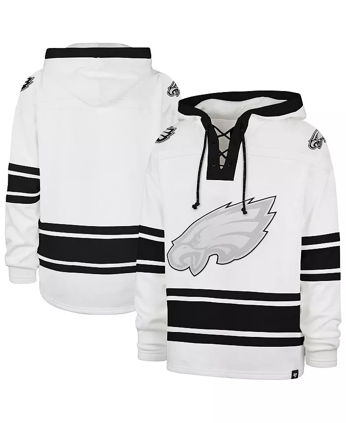 Мужская белая толстовка Philadelphia Eagles After Image Superior Lacer с капюшоном '47 Brand
Мужская белая толстовка Philadelphia Eagles After Image Superior Lacer с капюшоном '47 Brand