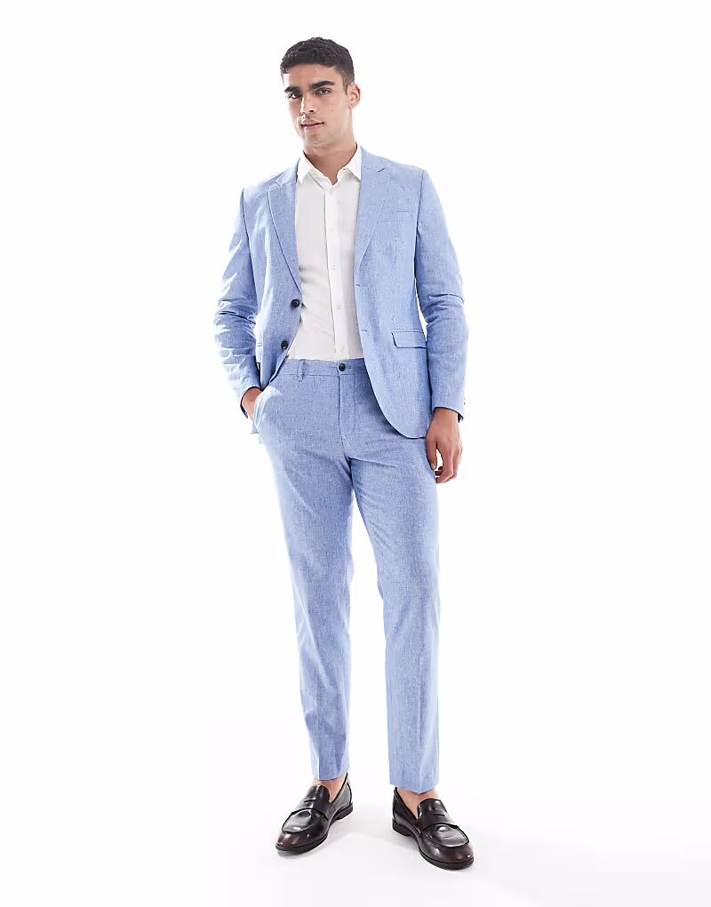 Льняные брюки Premium синего цвета Jack & Jones
Льняные брюки Premium синего цвета Jack & Jones