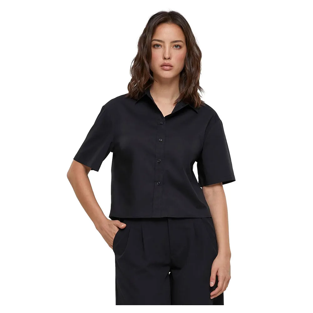 Рубашка Urban Classics оверсайз с коротким рукавом, черный
Рубашка Urban Classics оверсайз с коротким рукавом, черный