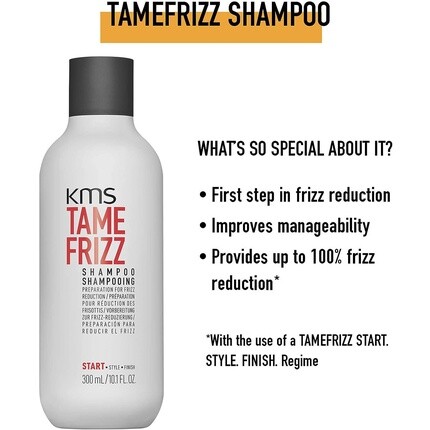 Шампунь Tame Frizz 300мл, Kms
Шампунь Tame Frizz 300мл, Kms