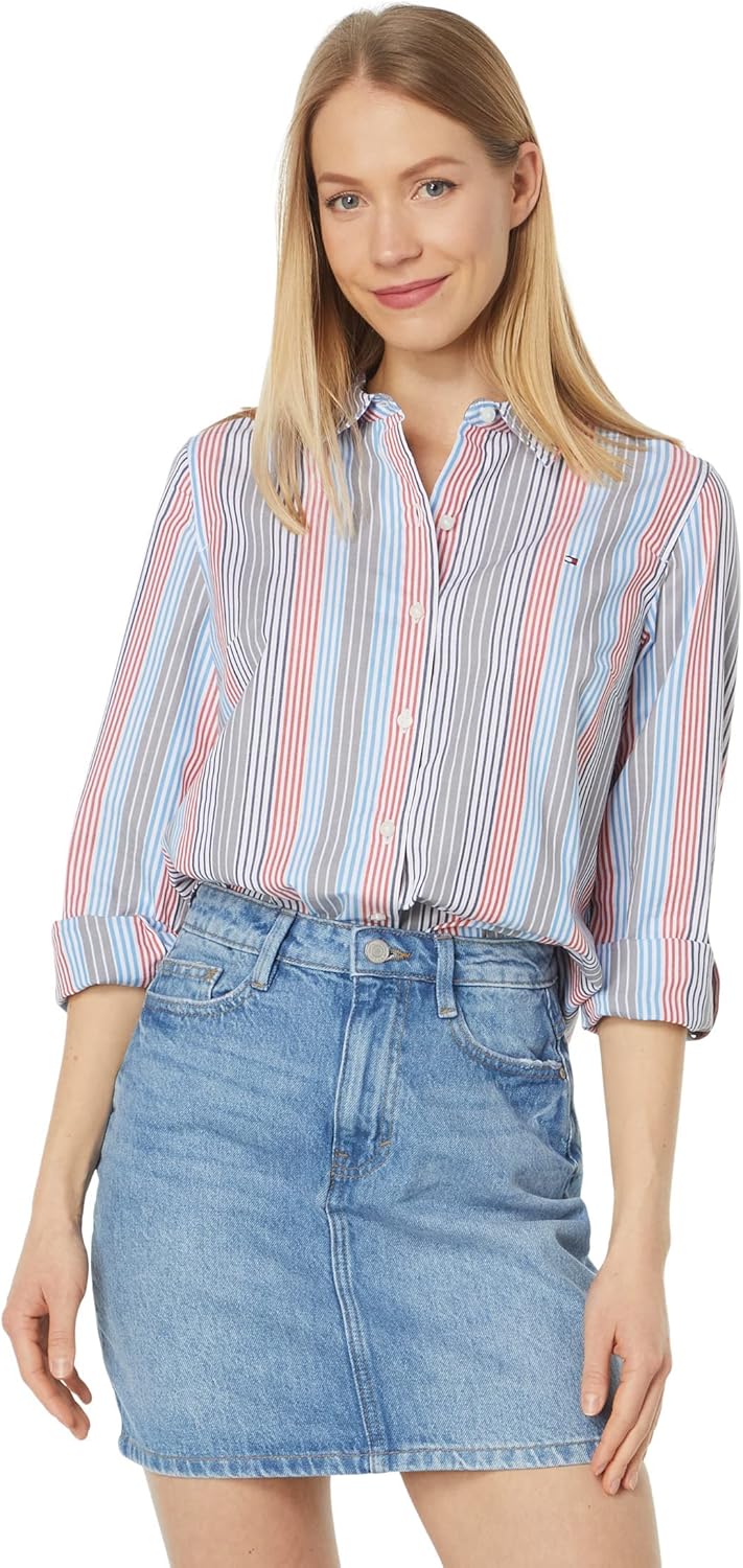 Мужская рубашка Tommy Hilfiger Roll Tab Stripe, Spinner Stripe/Navy Multi
Мужская рубашка Tommy Hilfiger Roll Tab Stripe, Spinner Stripe/Navy Multi