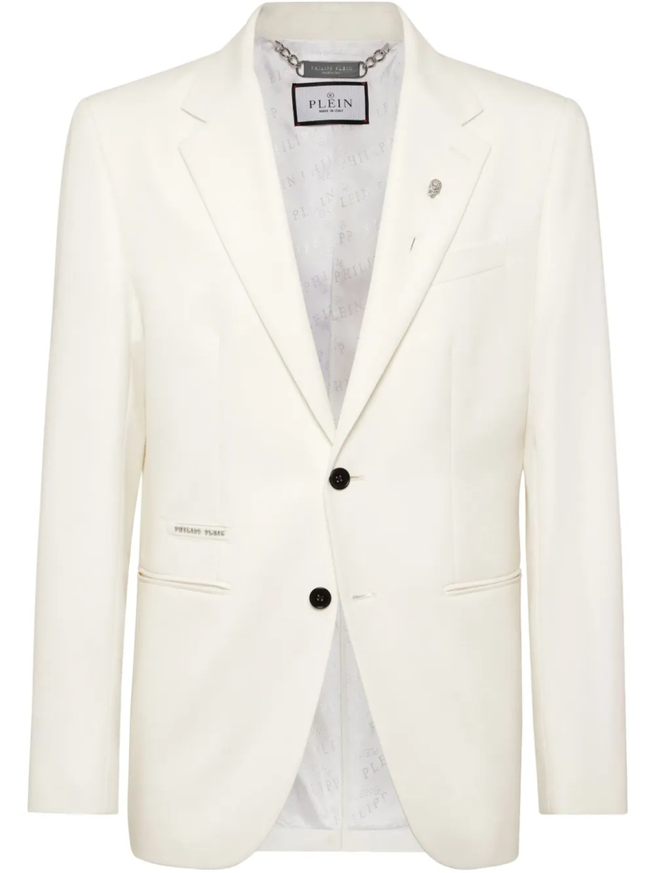Шерстяной блейзер Philipp Plein, белый 
Шерстяной блейзер Philipp Plein, белый