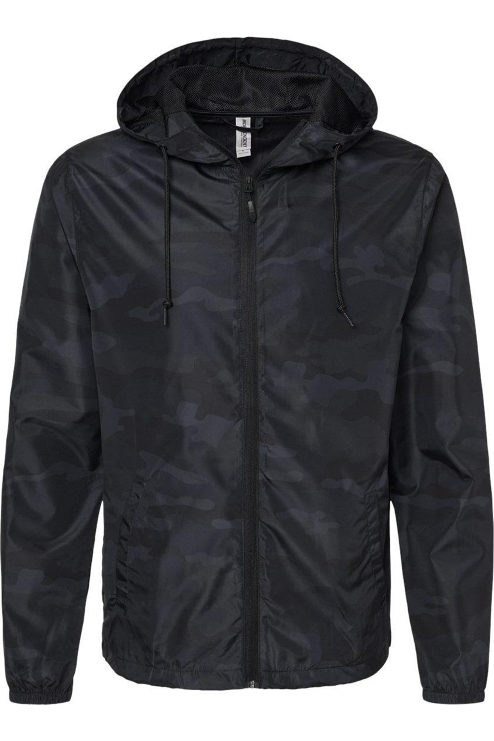 Independent Trading Co. Легкая ветровка с застежкой-молнией, цвет black camo, Черный, Independent Trading Co. Легкая ветровка с застежкой-молнией, цвет black camo 
Independent Trading Co. Легкая ветровка с застежкой-молнией, цвет black camo, Черный, Independent Trading Co. Легкая ветровка с застежкой-молнией, цвет black camo