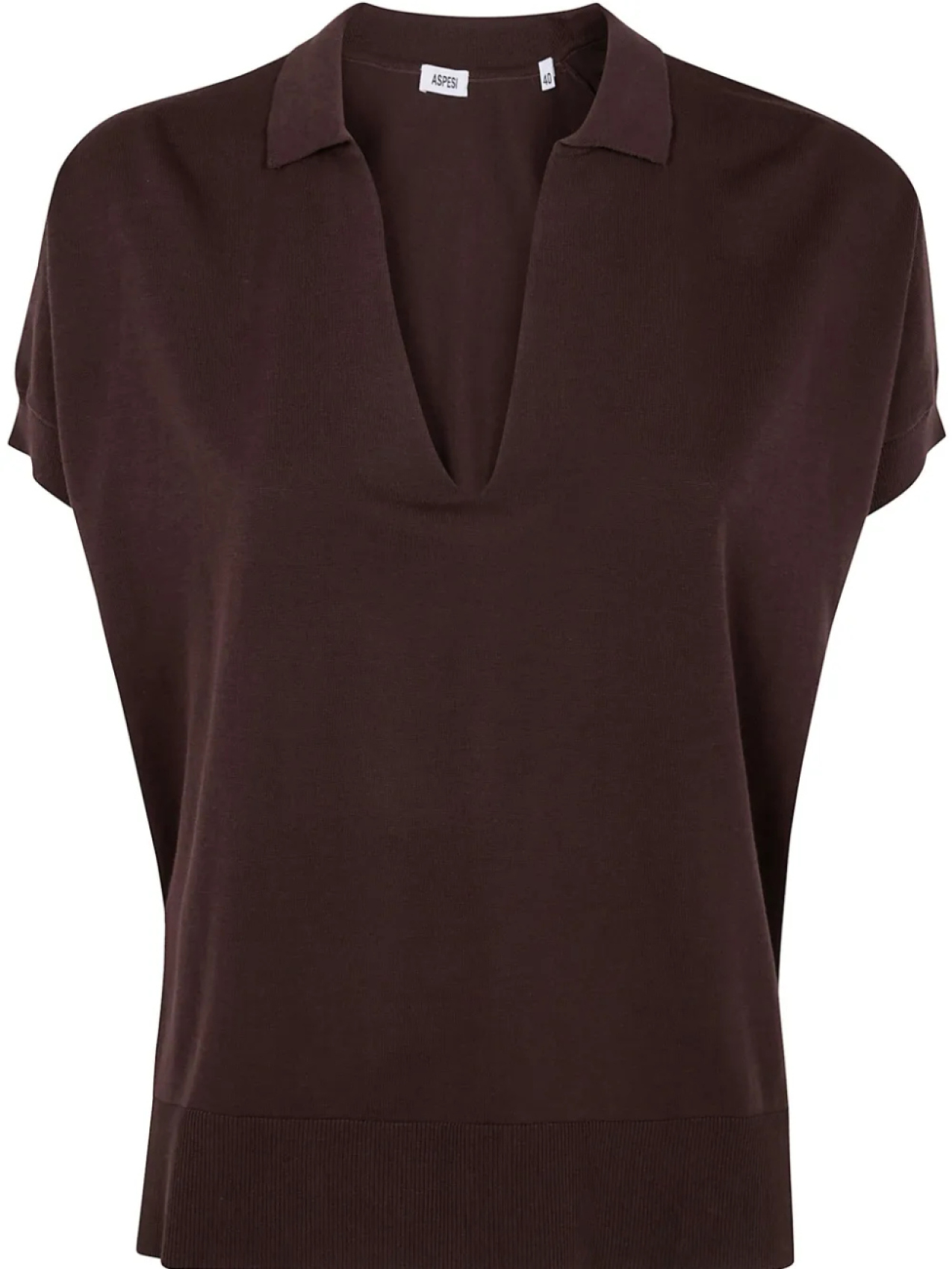 Топ из хлопка ASPESI, коричневый
Топ из хлопка ASPESI, коричневый