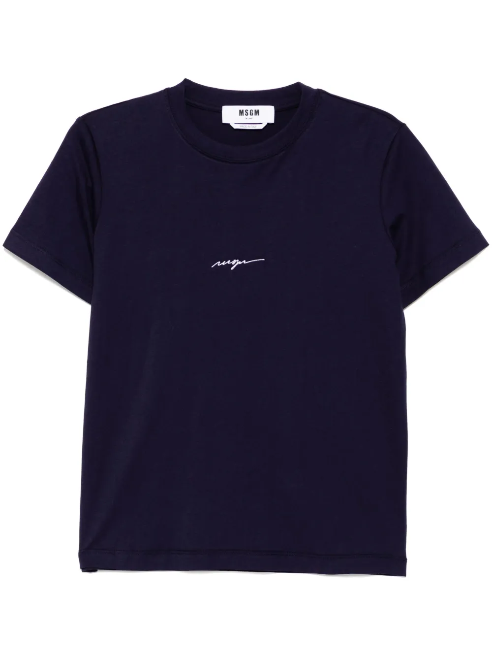 Футболка с вышитым логотипом MSGM, фиолетовый
Футболка с вышитым логотипом MSGM, фиолетовый