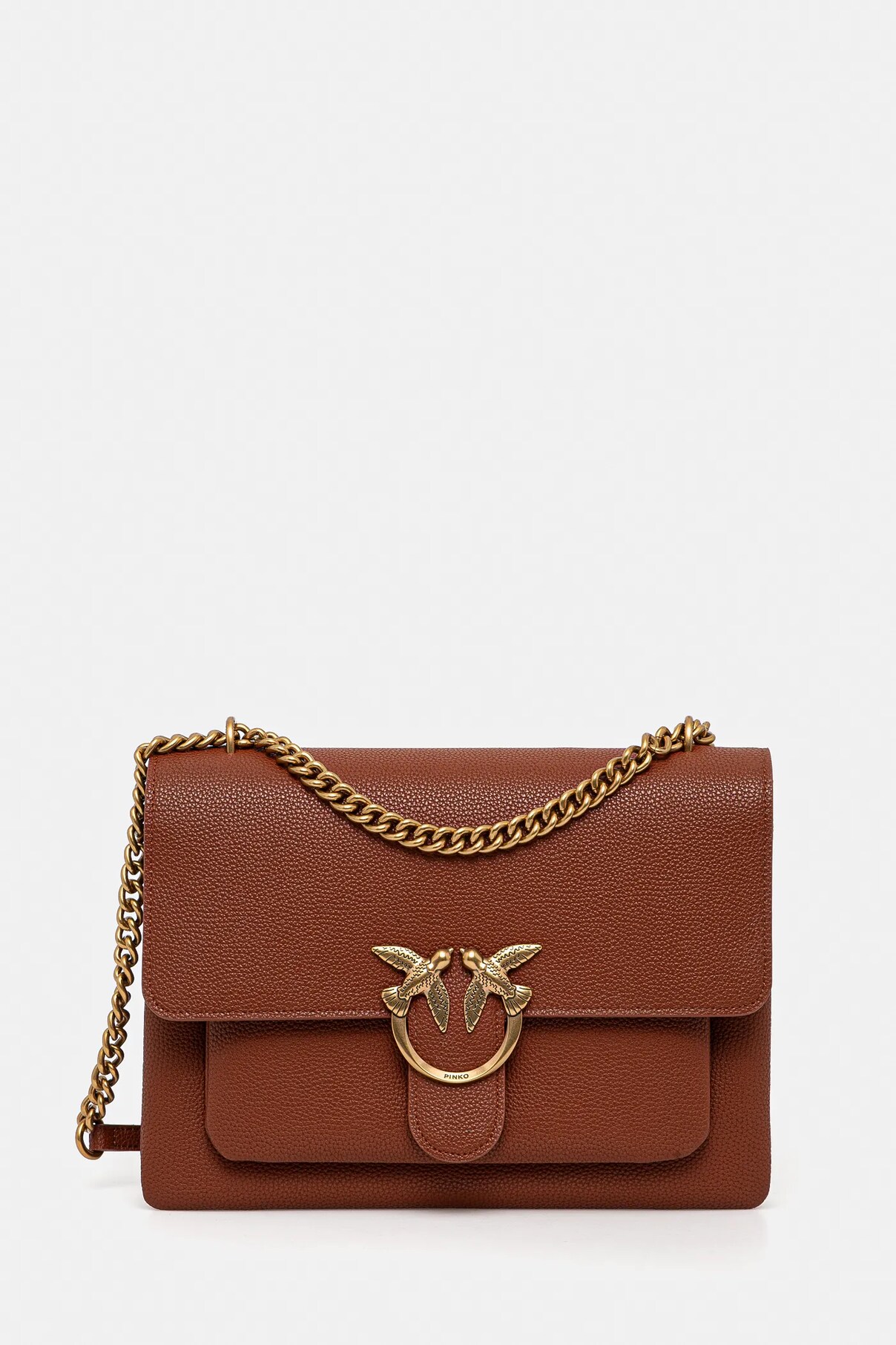 Сумочка из кожи Pinko, коричневый
Сумочка из кожи Pinko, коричневый