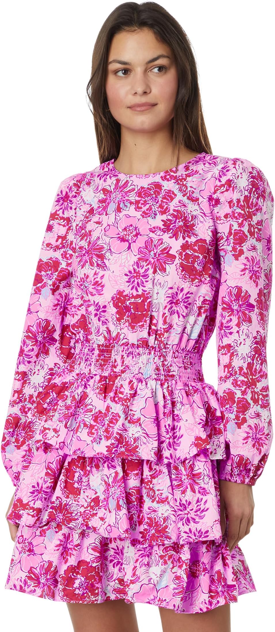 Платье Lilly Pulitzer Khloey Long Sleeve Cotton, цвет Lilac Thistle In The Wild Flowers
Платье Lilly Pulitzer Khloey Long Sleeve Cotton, цвет Lilac Thistle In The Wild Flowers