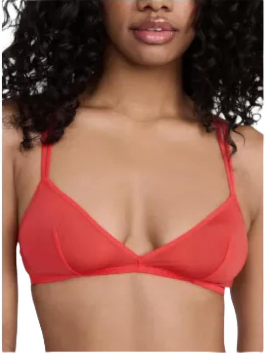 Женский прозрачный бюстгальтер Calvin Klein Marquisette без подкладки с глубоким вырезом, Orange Odyssey
Женский прозрачный бюстгальтер Calvin Klein Marquisette без подкладки с глубоким вырезом, Orange Odyssey