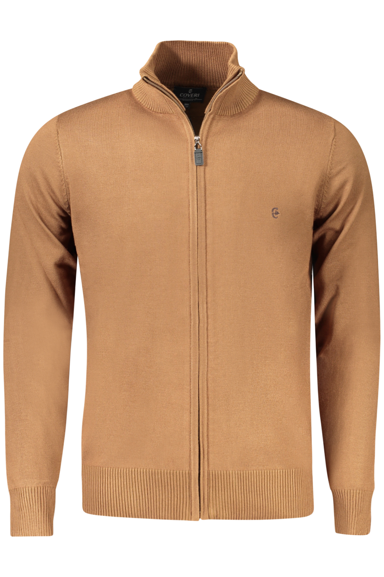 Кардиган мужской Coveri Moving на молнии с логотипом, коричневый
Кардиган мужской Coveri Moving на молнии с логотипом, коричневый