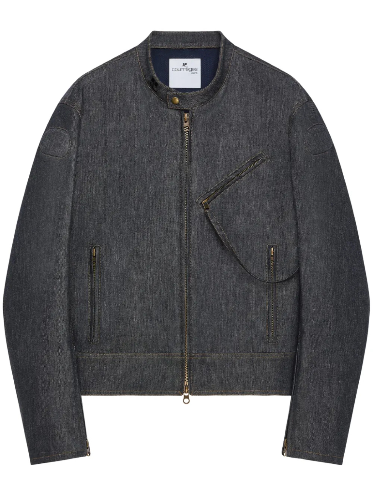 Courrèges джинсовый бомбер, серый
Courrèges джинсовый бомбер, серый