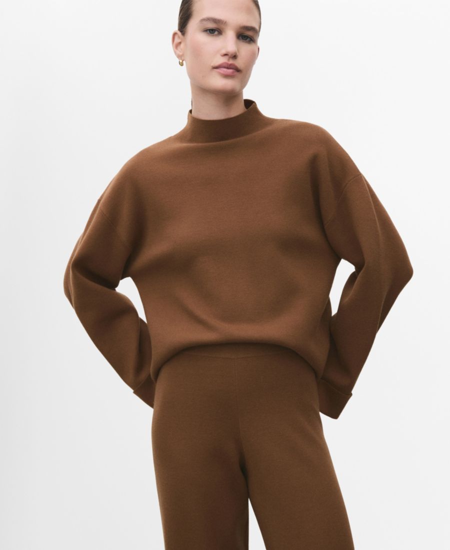 Женский свитер с высоким воротником MANGO, Caramel
Женский свитер с высоким воротником MANGO, Caramel
