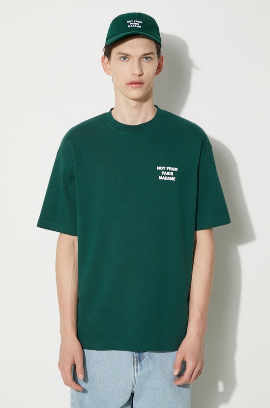 Хлопковая футболка Le T-Shirt Slogan Drôle De Monsieur, зеленый
Хлопковая футболка Le T-Shirt Slogan Drôle De Monsieur, зеленый