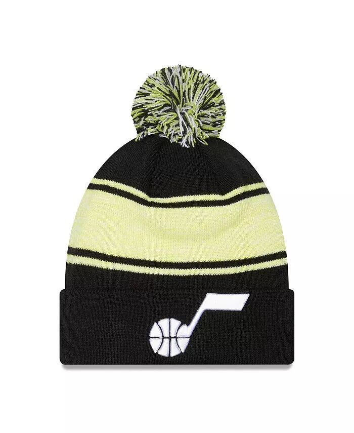 Черная мужская охлажденная вязаная шапка с манжетами и помпоном Utah Jazz New Era, черный
Черная мужская охлажденная вязаная шапка с манжетами и помпоном Utah Jazz New Era, черный