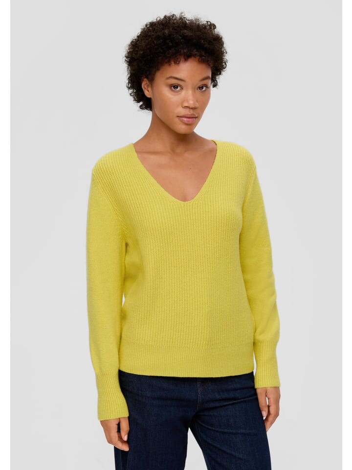 Пуловер sOliver Strick langarm, желтый
Пуловер sOliver Strick langarm, желтый