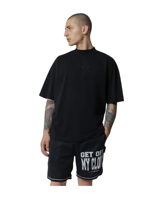 Футболка оверсайз с вышитым логотипом. Richmond, черный
Футболка оверсайз с вышитым логотипом. Richmond, черный