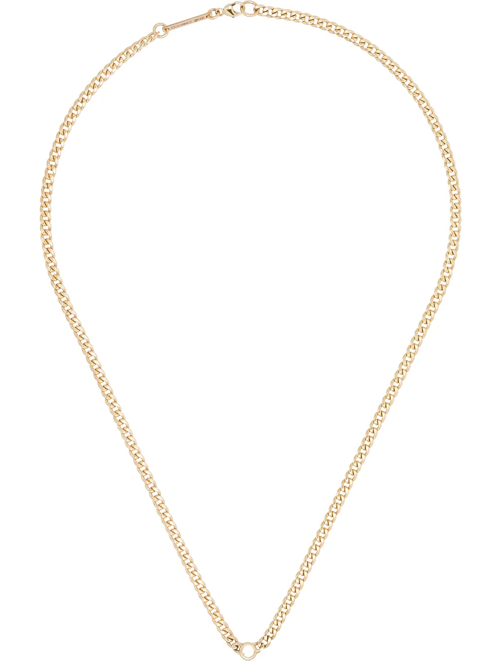 Золотое колье с бриллиантом Zoë Chicco
Золотое колье с бриллиантом Zoë Chicco