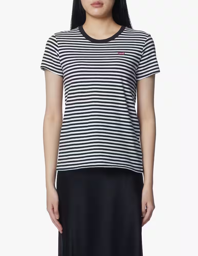 Футболка в полоску с короткими рукавами Chest It - черная Levi's, черно-белый
Футболка в полоску с короткими рукавами Chest It - черная Levi's, черно-белый