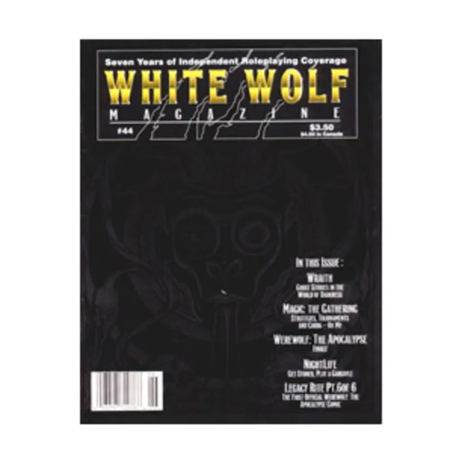 Журнал #44 "Ogre Miniatures, NightLife", White Wolf Magazine
Журнал #44 "Ogre Miniatures, NightLife", White Wolf Magazine