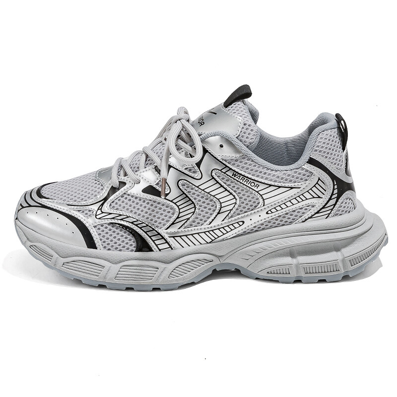 Кроссовки WARRIOR Chunky Sneakers Men Low-top Silver, серебряный, Серый, Кроссовки WARRIOR Chunky Sneakers Men Low-top Silver, серебряный
Кроссовки WARRIOR Chunky Sneakers Men Low-top Silver, серебряный, Серый, Кроссовки WARRIOR Chunky Sneakers Men Low-top Silver, серебряный