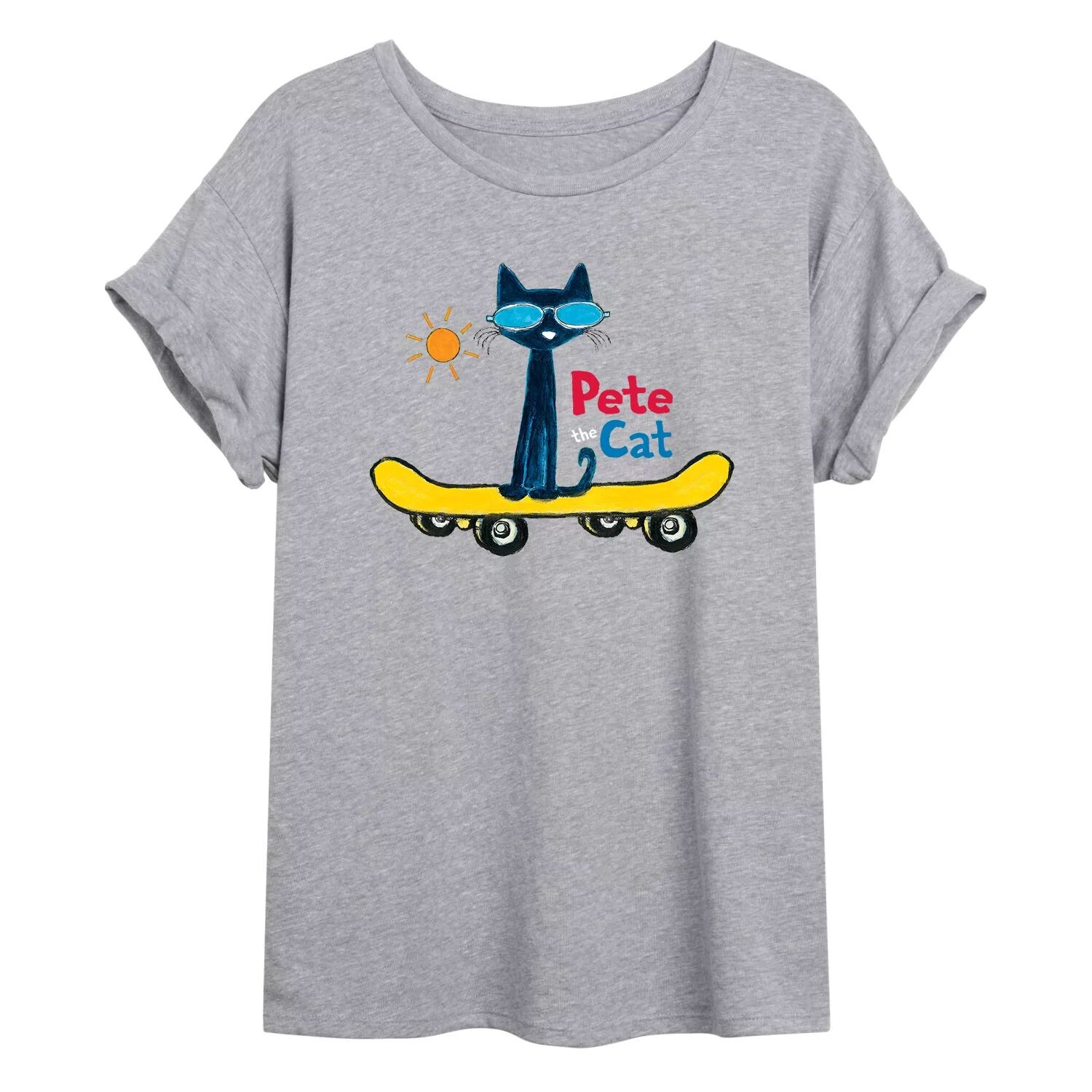 Размерная футболка с рисунком Pete The Cat Skating для юниоров Licensed Character
Размерная футболка с рисунком Pete The Cat Skating для юниоров Licensed Character