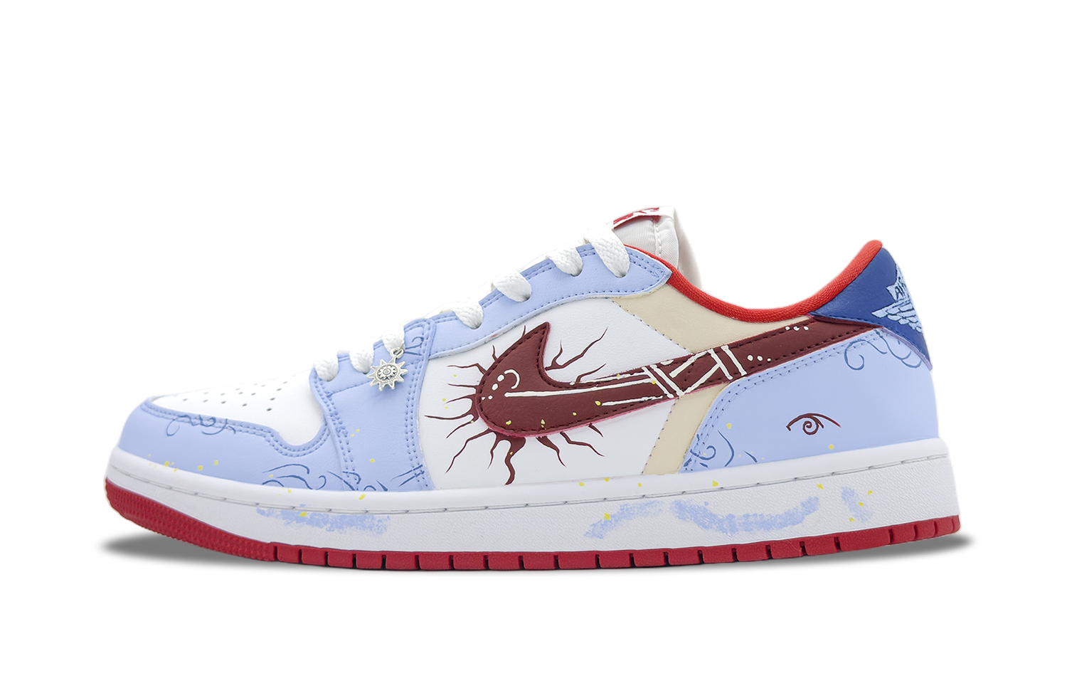 Jordan Кроссовки Air 1 Funi Fiery Abrasion Resistant низкие винтажные баскетбольные мужские Sky Blue
Jordan Кроссовки Air 1 Funi Fiery Abrasion Resistant низкие винтажные баскетбольные мужские Sky Blue