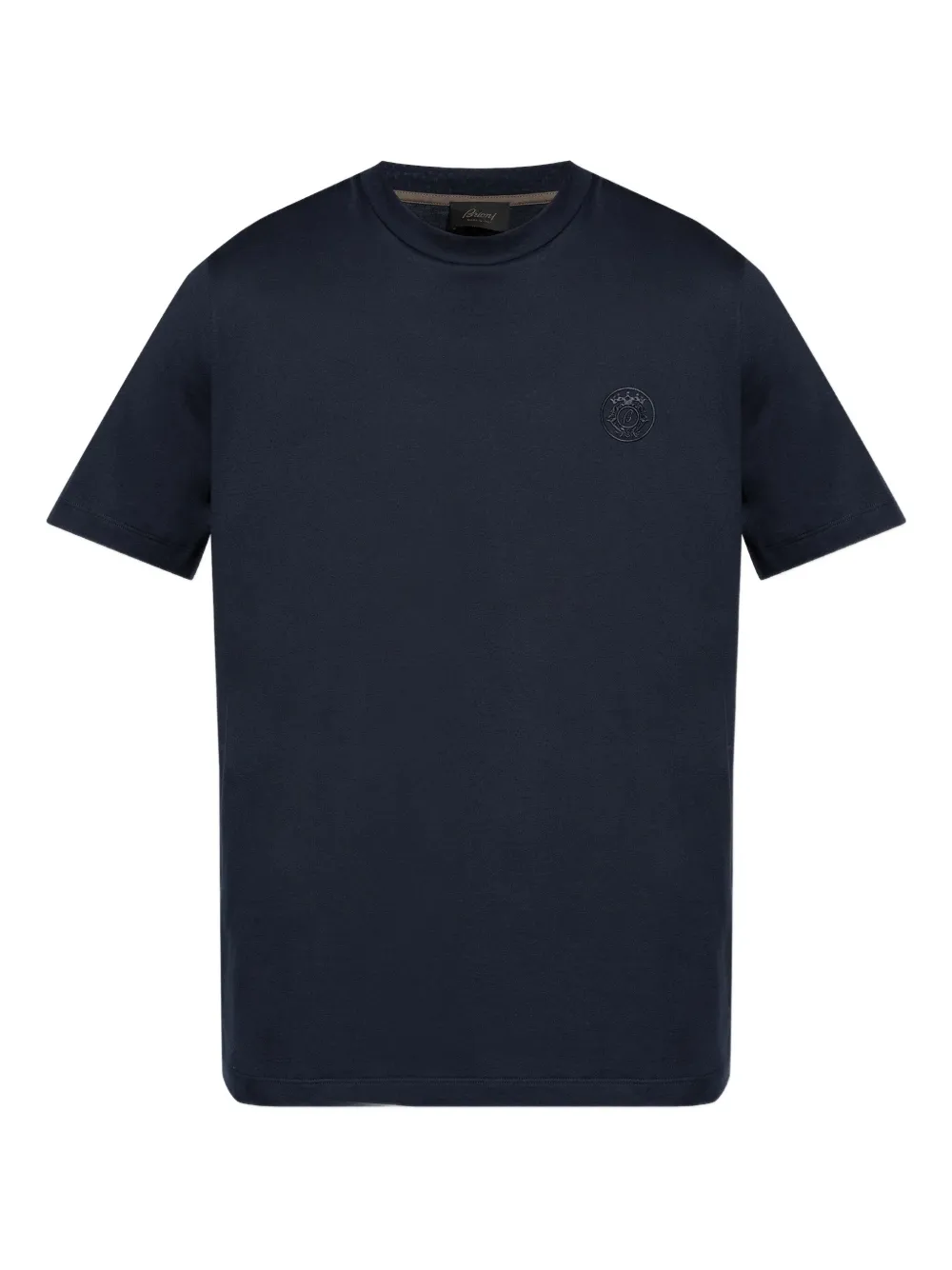 Футболка с вышитым логотипом Brioni, синий
Футболка с вышитым логотипом Brioni, синий