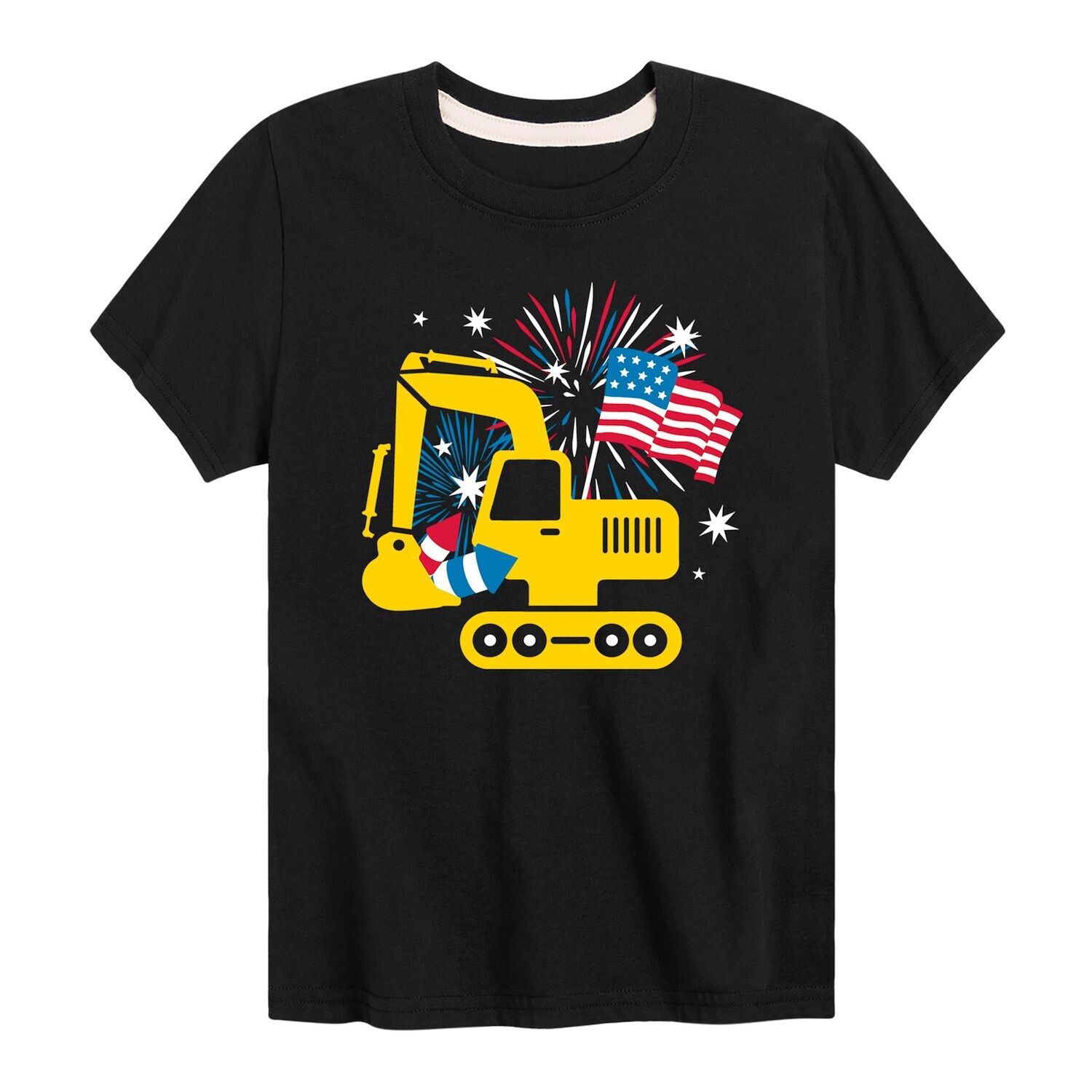 Футболка с изображением флага «Экскаватор фейерверк» для мальчиков 8–20 лет Licensed Character
Футболка с изображением флага «Экскаватор фейерверк» для мальчиков 8–20 лет Licensed Character