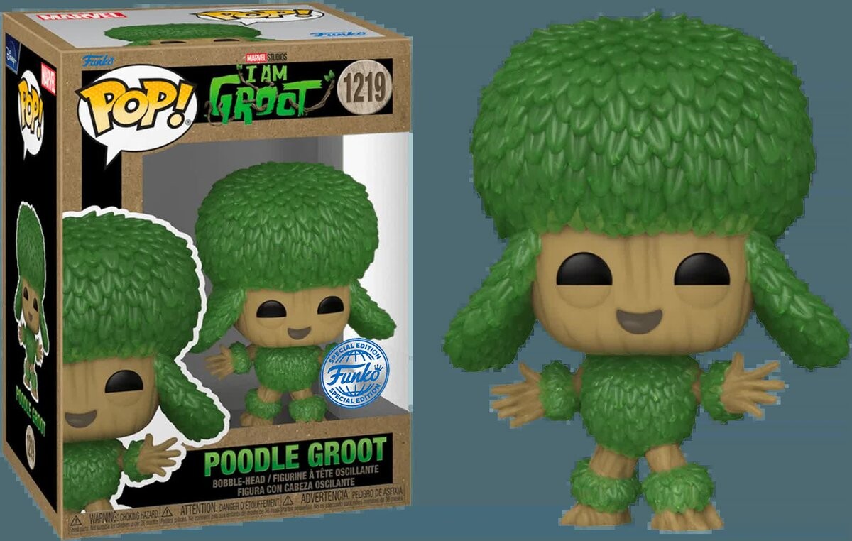 Funko POP I am Groot 1219 Пудель Грут, специальное издание Funko POP!
Funko POP I am Groot 1219 Пудель Грут, специальное издание Funko POP!