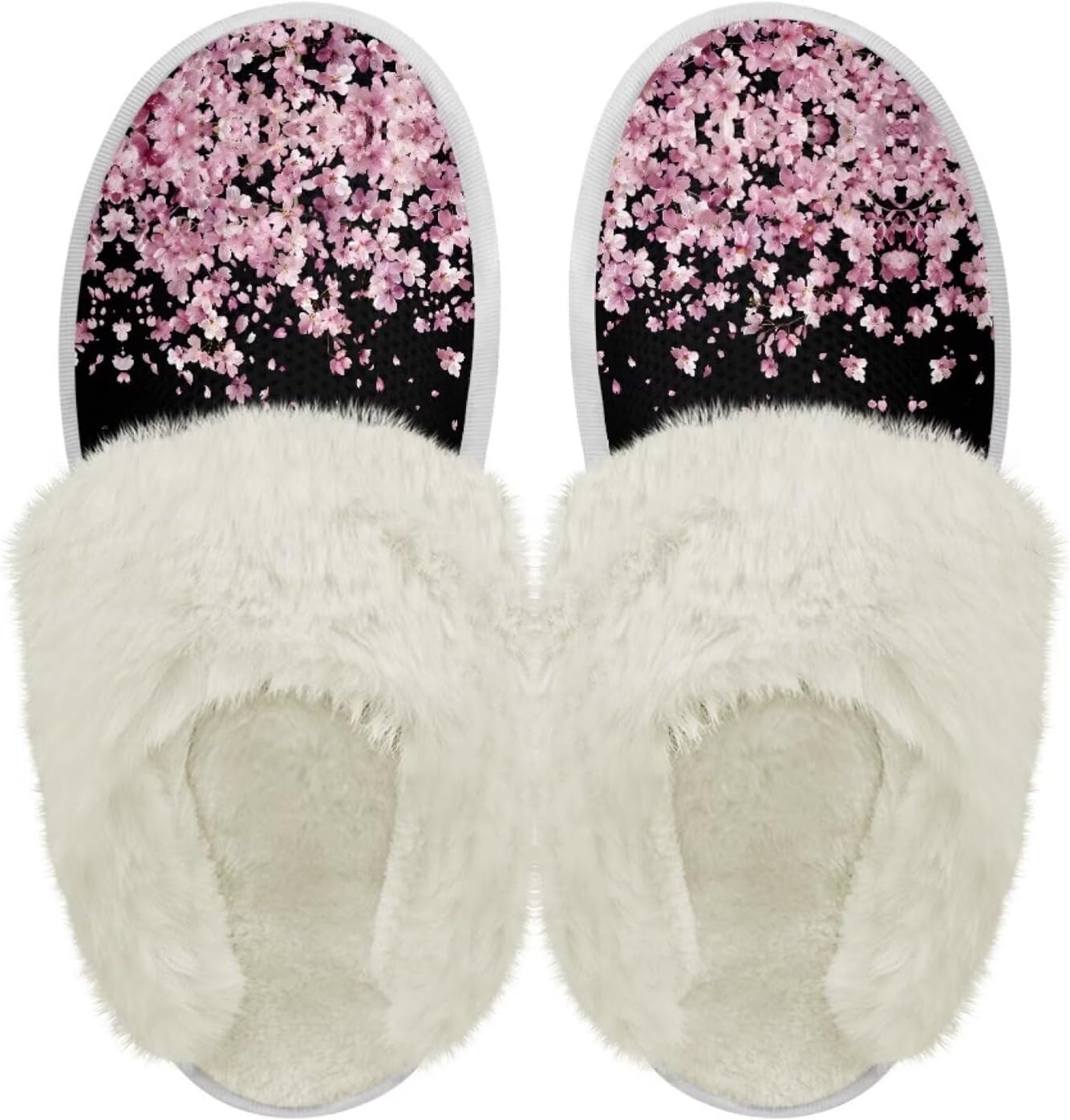Тапочки chaqlin из фланели с меховой отделкой для дома и спальни, мягкие плюшевые тапочки для женщин и мужчин, с толстой подошвой, водонепроницаемые, зимние, теплые, для улицы и дома, Cherry Blossom Flowers
Тапочки chaqlin из фланели с меховой отделкой для дома и спальни, мягкие плюшевые тапочки для женщин и мужчин, с толстой подошвой, водонепроницаемые, зимние, теплые, для улицы и дома, Cherry Blossom Flowers