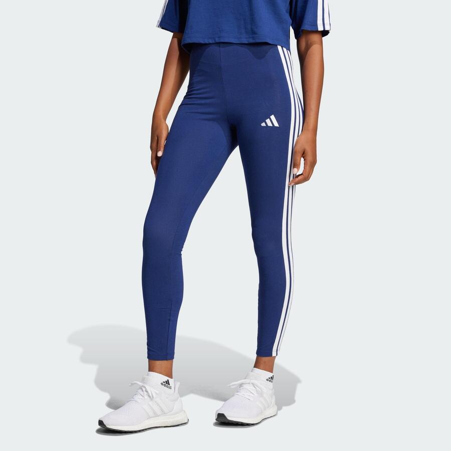 ADIDAS Хлопковые леггинсы Essentials с тремя полосками
ADIDAS Хлопковые леггинсы Essentials с тремя полосками