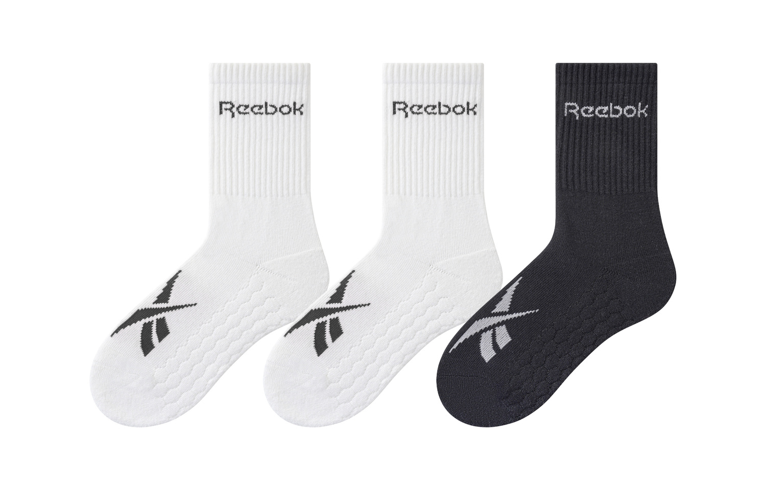 Унисекс гольфы Mid Calf Reebok, 3 pack (2 белый/1 черный)
Унисекс гольфы Mid Calf Reebok, 3 pack (2 белый/1 черный)