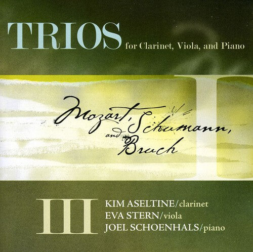 CD диск Mozart / Schumann / Bruch / Aseltine / Stern: Trios for Clarinet Viola & Piano
CD диск Mozart / Schumann / Bruch / Aseltine / Stern: Trios for Clarinet Viola & Piano