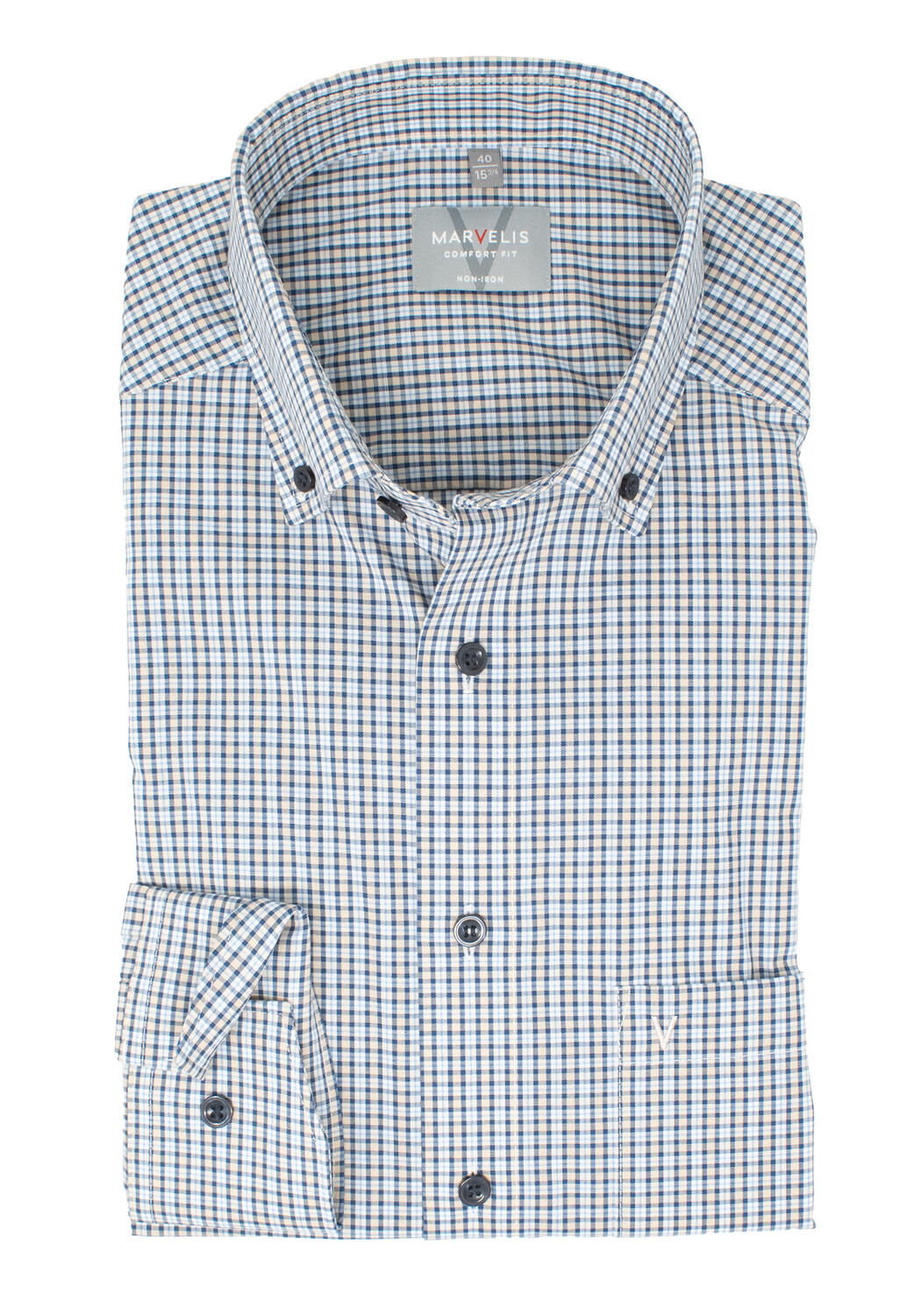 Рубашка MARVELIS Comfort Fit Business, бежевый
Рубашка MARVELIS Comfort Fit Business, бежевый